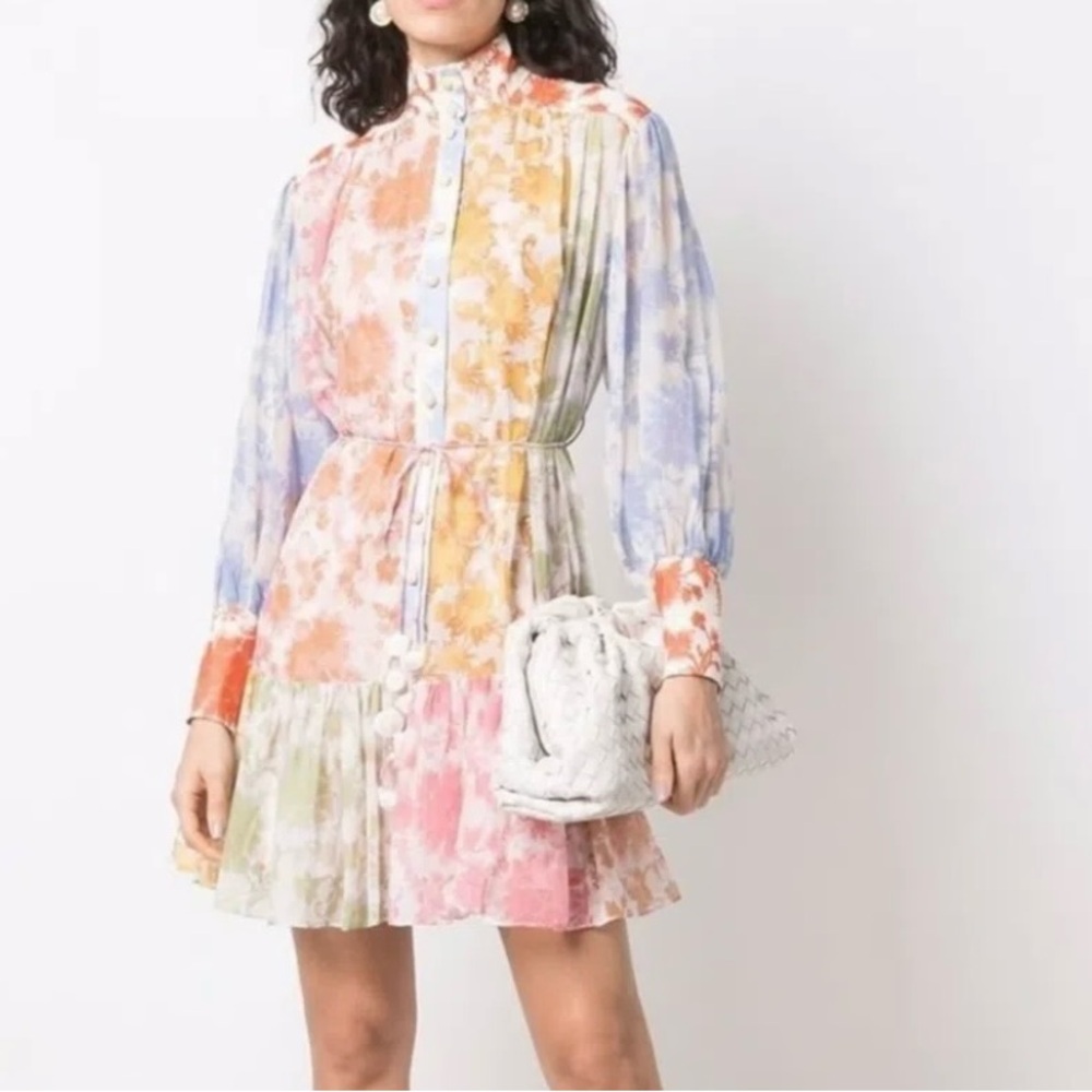 Zimmermann Postcard Lantern Mini Dress - Picture 6 of 10